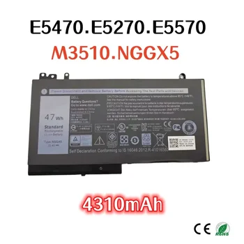 100%Original 4310mAh Para DELL Latitude NGGX5 E5250 E5270 E5450 E5470 E5570 M3150 M3160 M3510 P23T P48G bateria do laptop