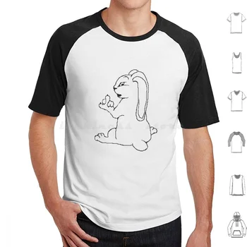 Bunny Off Pixel Art-Engraçado De Animal Humor Código T-Shirt De Tamanho Grande 100% Algodão Engraçado Pixel Arte Fora Funny Bunny Pixel Art Médio