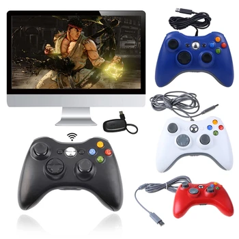 Controlador de jogo Para Console Xbox 360 Para Windows PC USB com Fio Gamepad Jogo de Vídeo Joystick Controlador de Acessórios