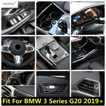 De Mudança de velocidade / Identificador de Bacia / Painel / Quadro Porta Traseira Botão / Ventilação de Ar Tampa Guarnição Acessórios Para BMW Série 3 G20 2019 - 2023