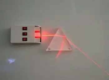 Física Óptica Experiência triângulo Equilátero lente com campo magnético forte magnetismo para o ensino de demonstração