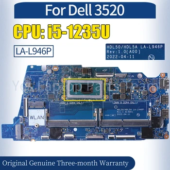 HDL50 HDL5A LA-L946P Para Dell 3520 Laptop placa-mãe CN-04KDPM SRLFQ i5-1235U 100% da Testada Notebook placa-Mãe