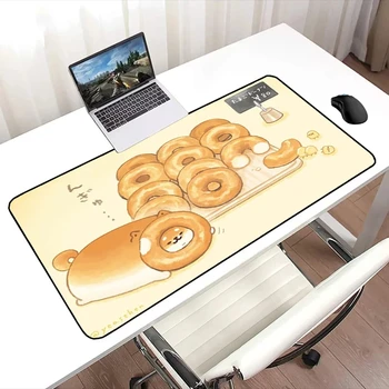 Kawaii Cão Tapete De Rato Gaming Acessórios Para Pc Gamer Gabinete Deskmat Teclado Mausepad Mousepad Tapetes Mause Laptops Almofadas Anime Xxl