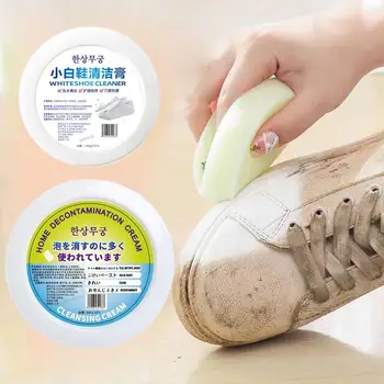 Multifunção E Sapatos Brancos, Creme De Limpeza De Sujidade Manchas Removedor De Evitar A Oxidação Restaurar Sapatos De Brilho Original De Limpeza Colar