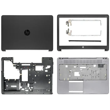 NOVO Para HP ProBook 650 G1 Series Laptop LCD Tampa Traseira do painel Frontal do apoio para as Mãos compartimento Inferior Hignes Cobrir A B C D Capa Preta