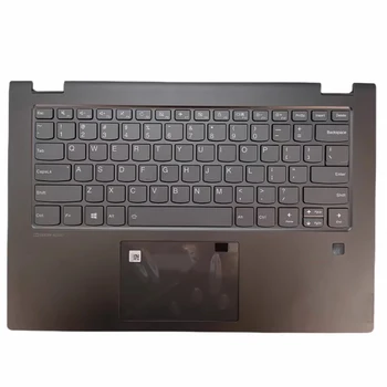 Novo teclado Retroiluminado com impressão digital buraco Para LENOVO Ideapad FLEX-14 C340-14API C340-14IWL C340-14IML