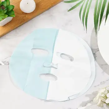 Ultra-Fino Nano Colágeno Solúvel Máscara de Pano de Viagem Portátil Cara de Não-tecido de Papel Pele Máscaras Envolto em Algodão Máscara de Cuidados A2R5