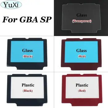 YuXi 1pcs Para o GBA SP Plástico/Vidro Tela de Substituição de Plástico, Visor de Vidro Protetor da Lente para Nintend para Gameboy Advance SP