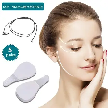 10Pcs/Set Invisível Face Fina Adesivos em Forma de V Rosto Facial Linha de Rugas Flacidez SkinFace Levantar Rápido Queixo Fita Adesiva