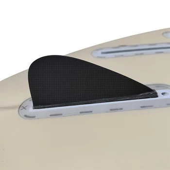 1pc Surf Fin Para UPSURF FUTURO Fin Caixa de Carbono Com Fibra de vidro, Centro de Ajoelhar-se Fin Único Guias Central Fin Prancha de Barbatana de Wakeboard