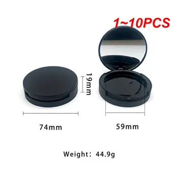 1~10PCS duplo pó caixa vazia portátil magnético cosméticos vazio recipiente adequado para a sombra de olho,blush compacto