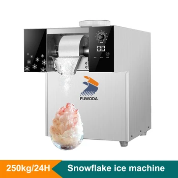 250kg/dias do floco de Neve de Gelo Maker Comercial de Resfriamento de Água Coreia Bingsu Máquina Triturador de Gelo Neve de Gelo máquina de Barbear de Gelo Máquina de Barbear