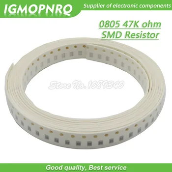 300pcs SMD 0805 Resistor de 47K ohm Resistor de Chip 1/8W 47K ohms 0805-47K