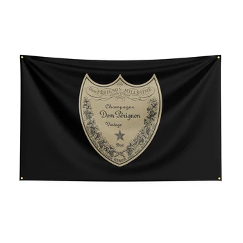 90x150cm Dom perignons Bandeira de Poliéster Impresso Cerveja Banner Para Decoração 1