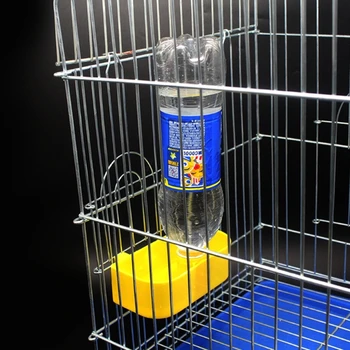 Alimentador do pássaro Waterer Copo de Beber Dispenser de Água para Codornas de Frango Papagaio