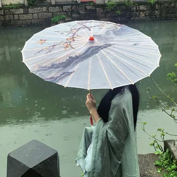 Dança clássica do Guarda-chuva Tabela Oleada Papel de Guarda-chuva à prova de chuva e de Sol, Protecção de