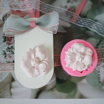 Forma de flor 3D Molde de Silicone, a fabricação de Sabão DIY Casamento Molde do Bolo Cupcake de Geléia de Doces Artesanais de Decoração Ferramentas de Cozimento