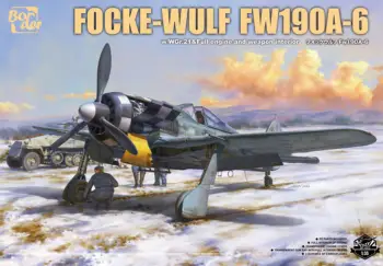 Fronteira BF-003 1/35 Focke-Wulf FW190A-6 w/WGr.21 E Completa Motor E Arma Interior Kit Modelo