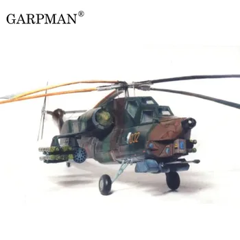 GPM Versão MI28 Helicóptero Fighter 3D em Papel Modelo DIY