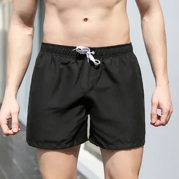 Homens de Shorts de Poliéster Shorts para os Homens Novos 2023 Verão Sólido Respirável e Elástico na Cintura Casual Homem Shorts Bermuda Masculina Homme