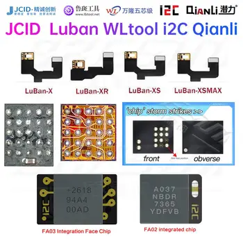 JCID I2C LB Chip Luban Matricial cabo do Cabo flexível para iPhone X XR XS 11 12 13 Pro MAX iC FaceID Substituição do Cabo de Telefone Ferramenta de Reparo