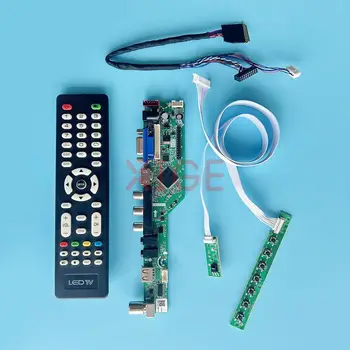 LCD Controlador de Placa de Ajuste M140NWR1 M140NWR2 N140B6 N140BGE 1366*768 Monitor do Laptop TV Analógica 40 Pinos LVDS 14