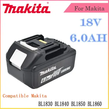 Makita 18V para makita bl1850B li-ion 18v 6.0 Ah BL1840B BL1860 BL1890 BL1815 BL1830 BL1835 sem fio bateria de Exercícios de LXT400