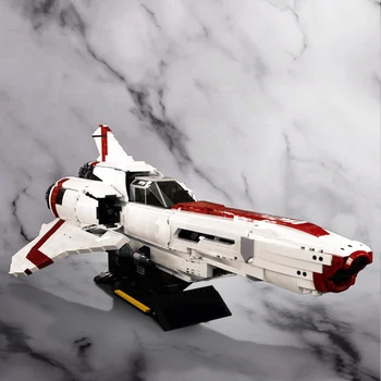 MOC O Battlestars Nave Galactica Colonizadores Víboras Modelo de Bloco de Construção Militar Espaço lutadores Tijolos de Brinquedos para a Criança Presente