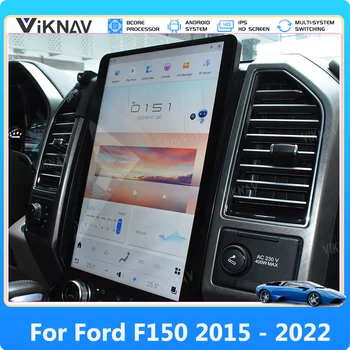 Para a Ford F150 2015-2022 Atualização Android12 Auto de Áudio 14.5 polegadas auto-Rádio Multimédia 8+128 GB Leitor de GPS Tela de Toque 2din Estéreo