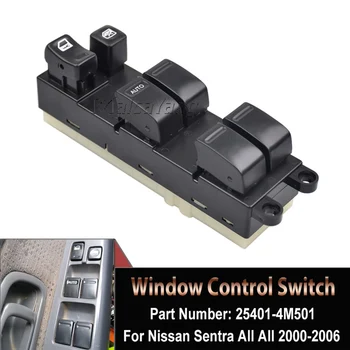 Para Nissan Sentra Todos 2000-2006 Poder Tirante da Janela Principal Interruptor de Controle 25401-4M501 25401-6Z500 25401-VB000 25401-5M000