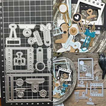 Quadro de filme Clip de Metal cortantes para DIY Scrapbooking Álbum de Cartões de Papel Artesanato Decorativo em Relevo Die Cuts