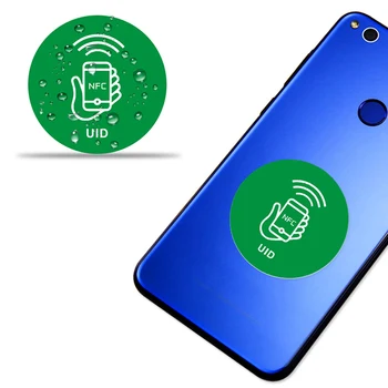 RFID 125KHz T5577 Regravável Adesivo Keytag Anti Metal Interferência Rótulo Gravável Token de Chave Etiqueta de Cartão de Duplicados Clone Etiquetas NFC