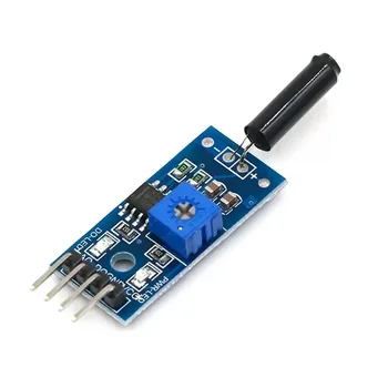 Sensor de vibração Módulo Normalmente Aberto Tipo SW18010P chave de Vibração alarme do sensor do módulo para