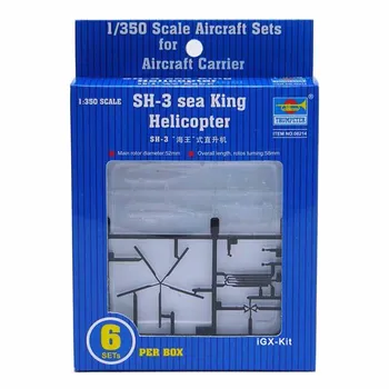 Trompetista 06214 1:350 Escala NOS SH-3H SH3H Helicóptero Sea King 6 Conjuntos de Militares conjunto de Plástico Modelo de Kit de Construção de