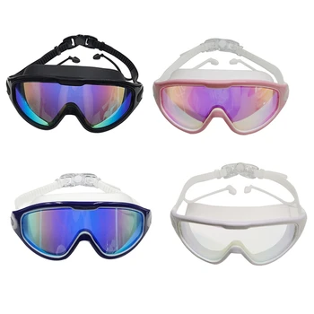 Óculos de natação Anti-Nevoeiro Proteção UV Sem Vazamento Ampla Piscina com Vista para o Óculos Para Homens Adultos Mulheres Jovens Teen Mais de 15