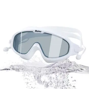 Óculos de natação Óculos de Natação Óculos de Natação Sem Vazamento de Nevoeiro Homens Adultos Mulheres Jovens de Visão Ampla Nadam Óculos de Proteção UV